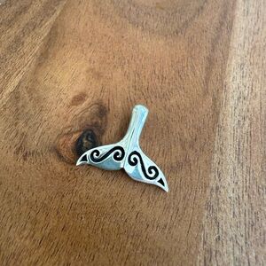 Sterling Silver Whale, Dolphin, Mermaid Tail Pendant